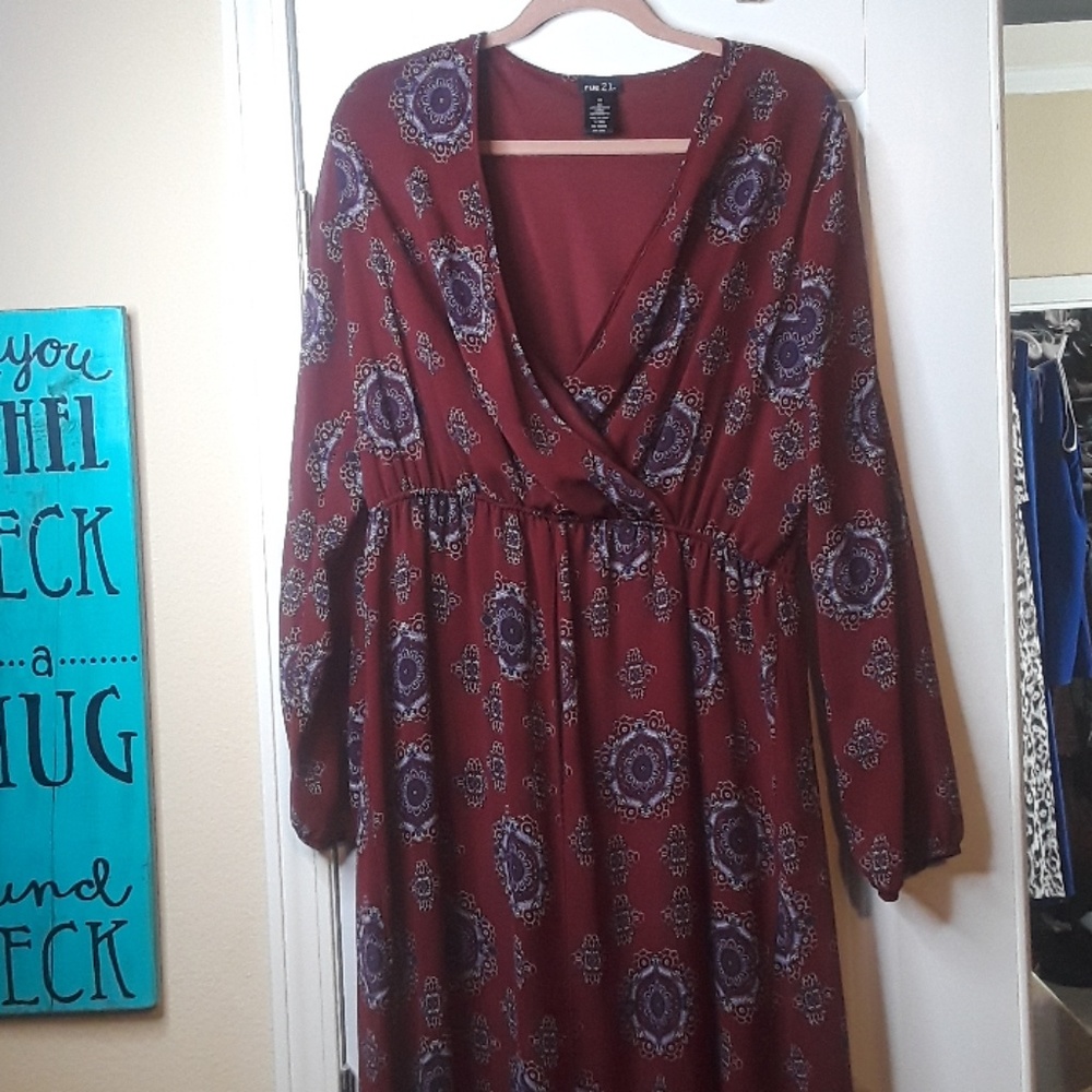 Maxi Romper with shorts under it.